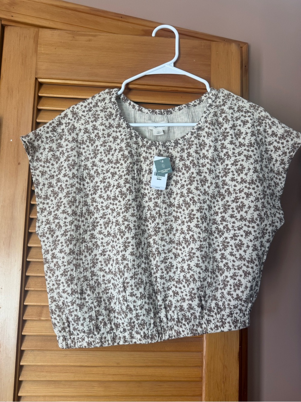NWT UpWest Gauze Blouse Medium